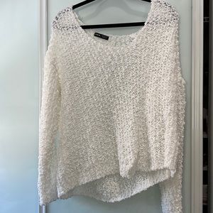 Off white knit sweater